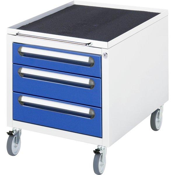 RAU Rollcontainer 3Schübe 480x600x540mm lgr/ebl