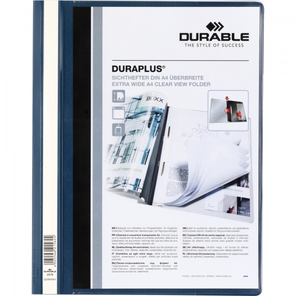 DURABLE Angebotshefter DURAPLUS 257907 A4 dunkelblau