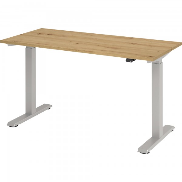 Hammerbacher Schreibtisch VXMST614/R/S 140x67cm eiche