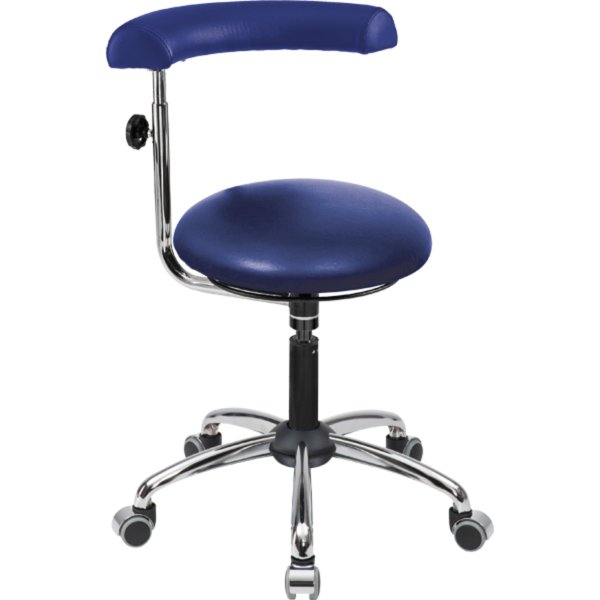 meychair Hocker A20-29-TR- Comfort-KL Rollen Arm bl