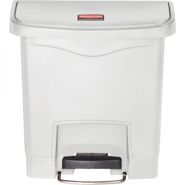 Rubbermaid Tretabfalleimer Slim Jim 1883554 Kunststoff 15l weiß