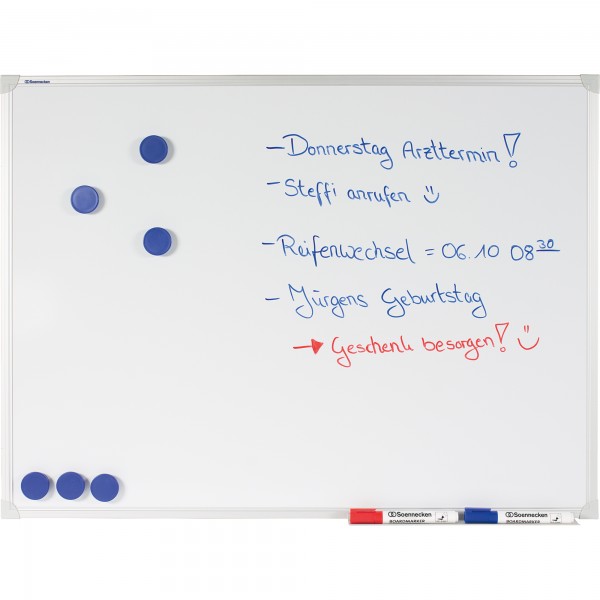 Soennecken Whiteboard 4852 120x80cm magnethaftend emailliert