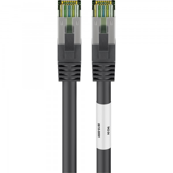 Goobay Netzwerkkabel 66722 CAT8.1 2m schwarz