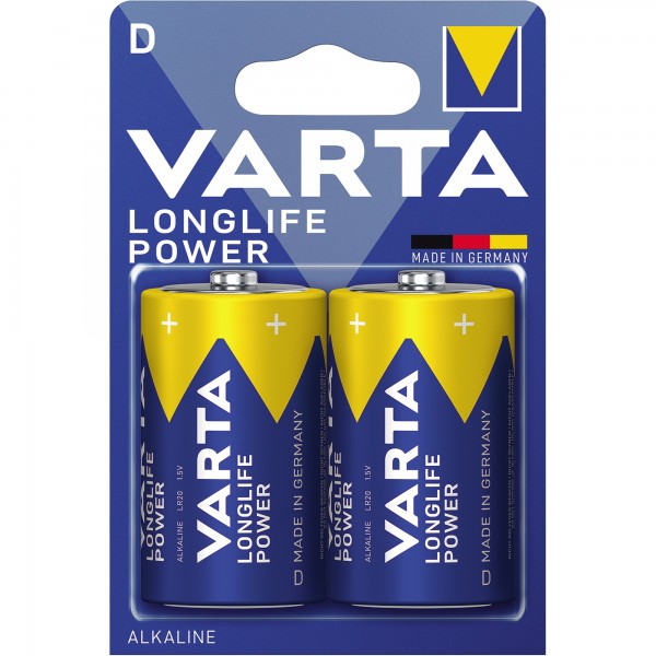 Varta Batterie Longlife Power 04920121412 D 1,5V 2 St./Pack.