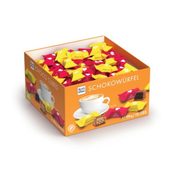 Ritter Sport Schokowürfel Thekendisplay 130St