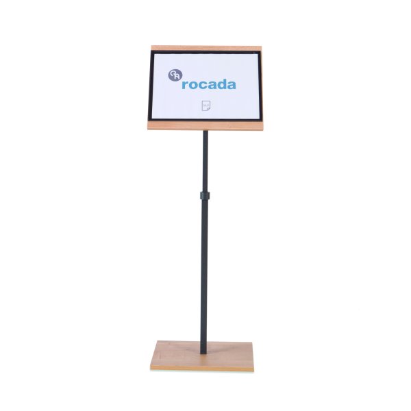 rocada Infodisplay NAT0706 A3 132x40x30cm holz