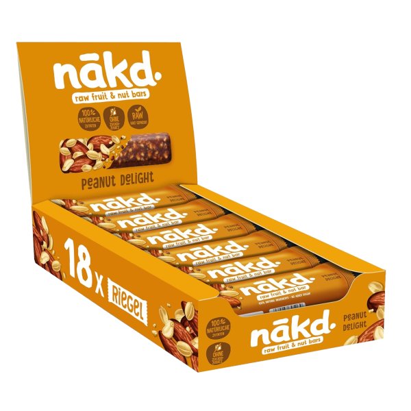 nakd. Riegel Peanut Delight 18 St./Pack.