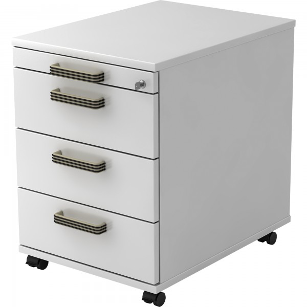 Hammerbacher Rollcontainer Solid ws/ws