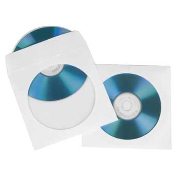 Hama CD-/DVD-Hülle Weiß, 50er-Pack