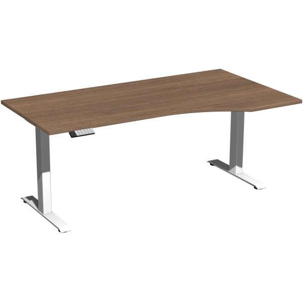Geramöbel Tisch Elevate Plus 1800x1000x630-1280mm re ws/nu