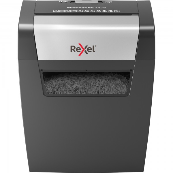 Rexel Momentum Aktenvernichter X406 2104569EU Partikelschnitt P-4 6Bl