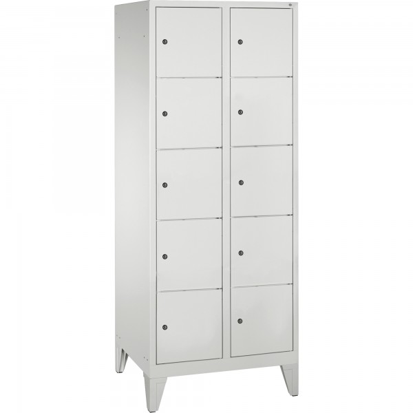 C+P Fächerschrank 8010225S10002 Füße 10Fächer B810mm lgr/lgr