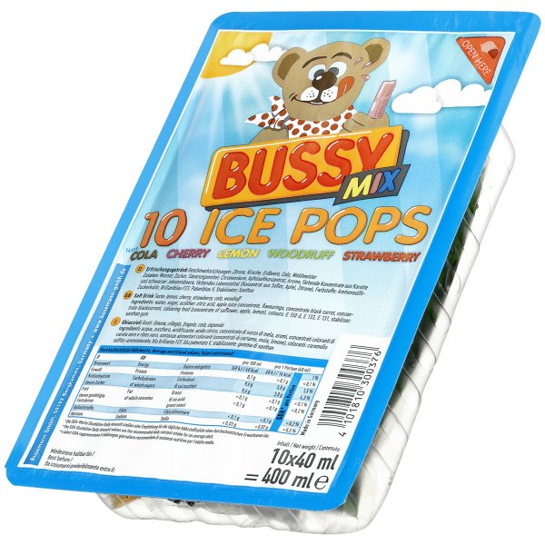 Bussy Wassereis Mix 10x40ml