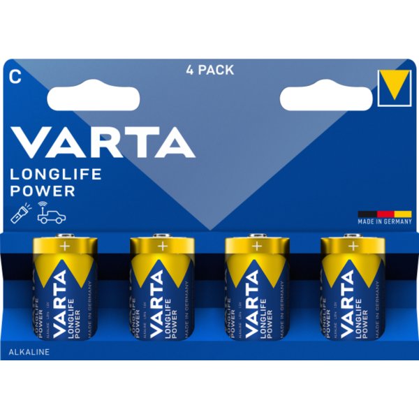VARTA Batterie Longlife Power C 4St