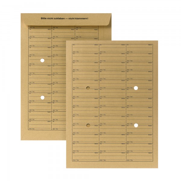 POSTHORN Hausposttasche 04180338 B4 natronbr 250 St./Pack.