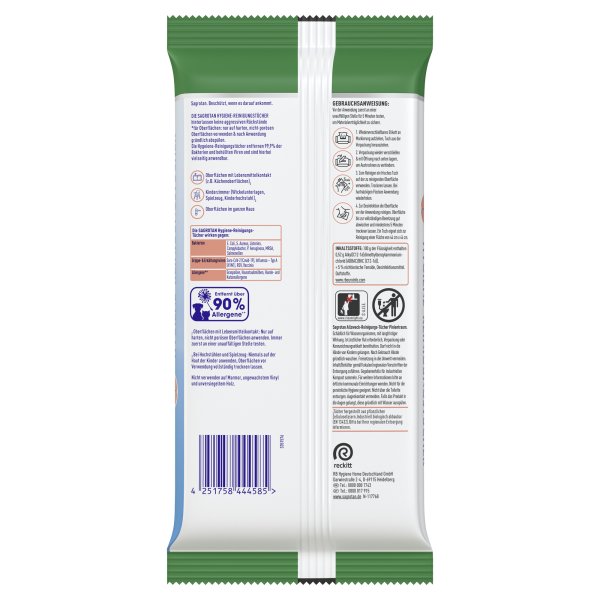 Sagrotan Hygiene Reinigungstuch 60St
