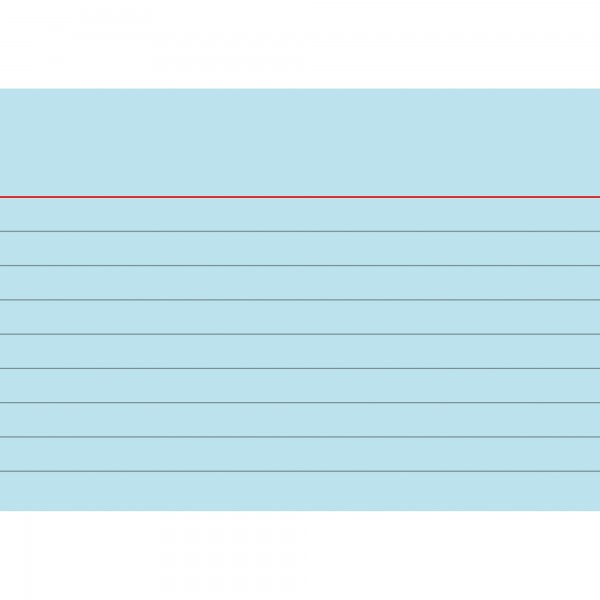 BRUNNEN Karteikarte 102270130 DIN A7 liniert bl 100 St./Pack.