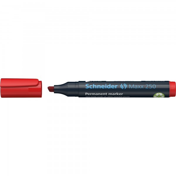 Schneider Permanentmarker Maxx 250 125002 2-7mm Keilspitze rot