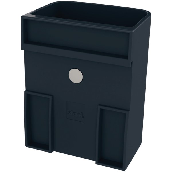 SIGEL Stifteköcher S GL801 75x94x51mm Kunststoff anthrazit
