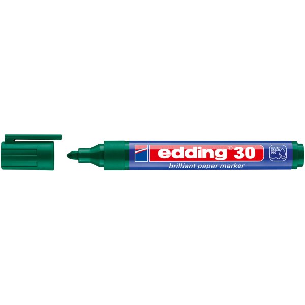 edding Pigmentmarker 30 1,5- 3mm Rundspitze gn