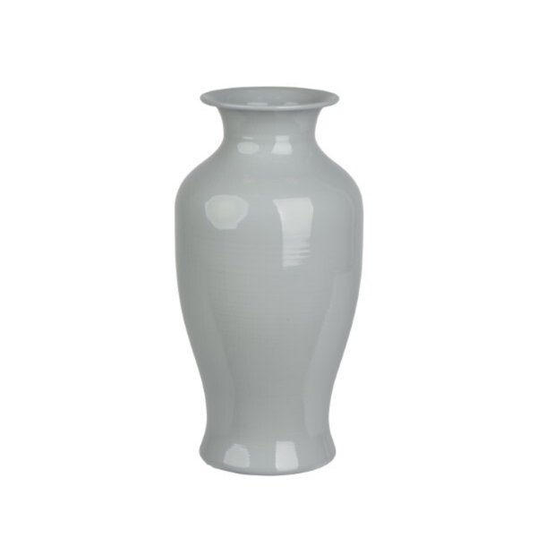 DECORIS Vase grau 17x33,5cm