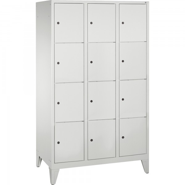 C+P Fächerschrank 8010324S10008 Füße 12Fächer B1200mm lgr/lgr
