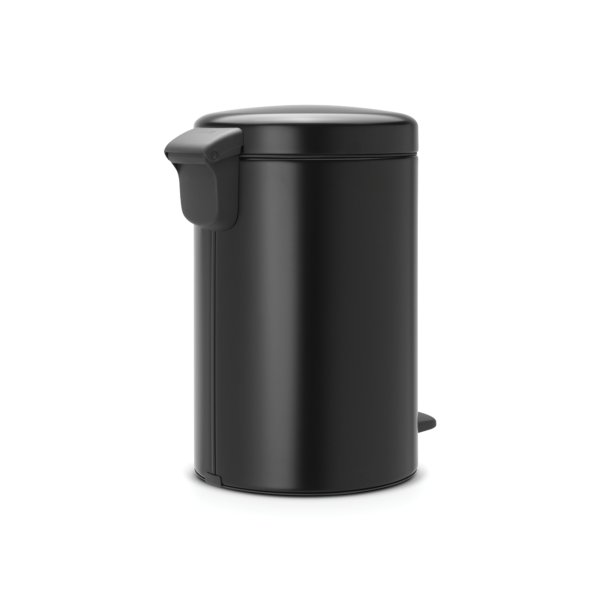 Brabantia NewIcon Treteimer 12L matt schwarz
