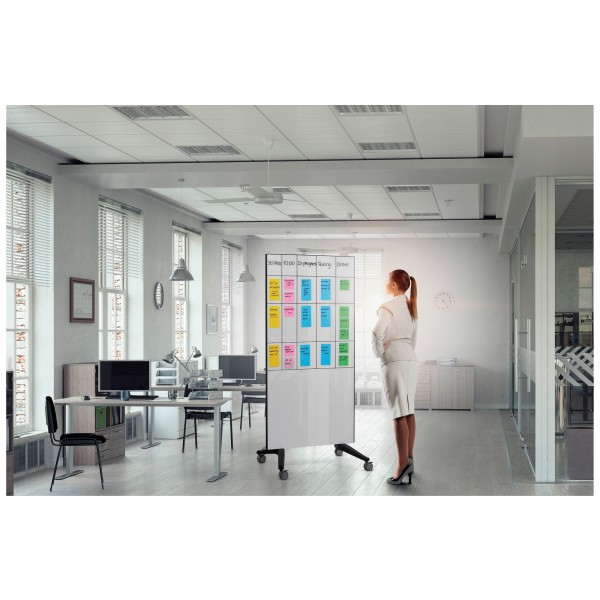 Legamaster Glasboard Mobile weiß