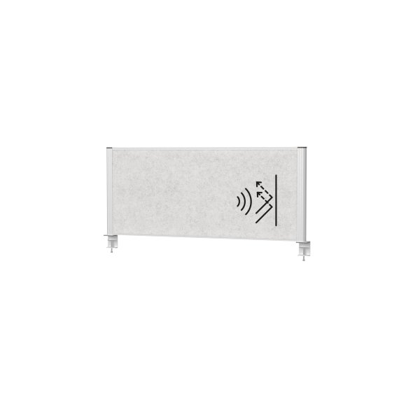 Maul Tisch-Trennwand 120x50cm Akustik h.gr/si