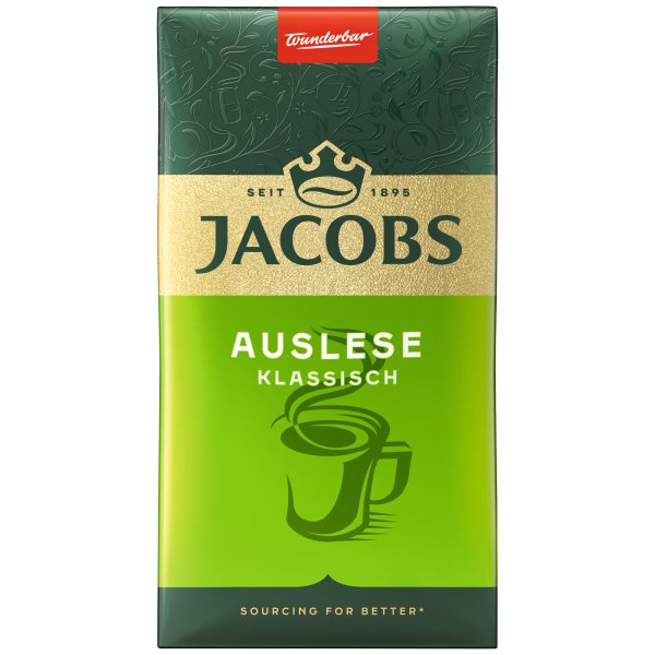 Jacobs Kaffee Auslese Klassisch gemahlen 500g
