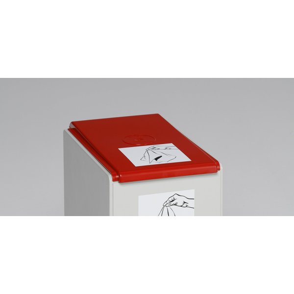 VAR Deckel Kunststoffcontainer 40l rt