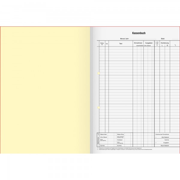 König & Ebhardt Kassenbuch 8626532 DIN A4 Bruttoverbuchung