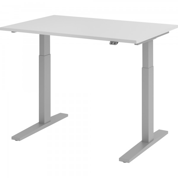 Hammerbacher Schreibt. VXMKA12/5/S el.120x80cm silber/grau