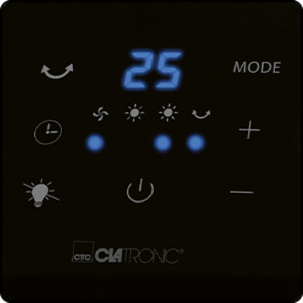 Clatronic Keramikheizlüfter HL 3763 ws/sw