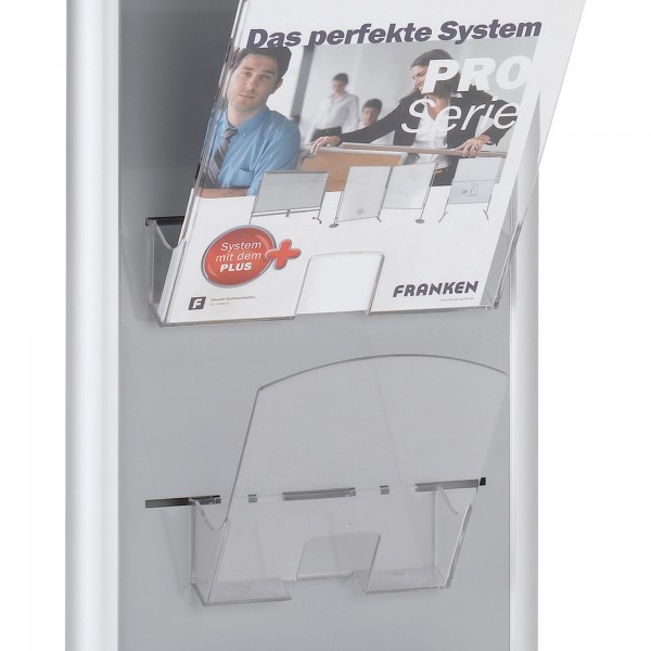 Franken Prospektregal PSW803 3 Ablagen