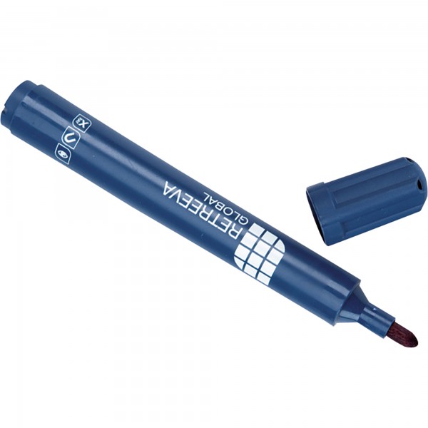 Whiteboardmarker MARTEN detektierbar DS285-RUND-11 blau