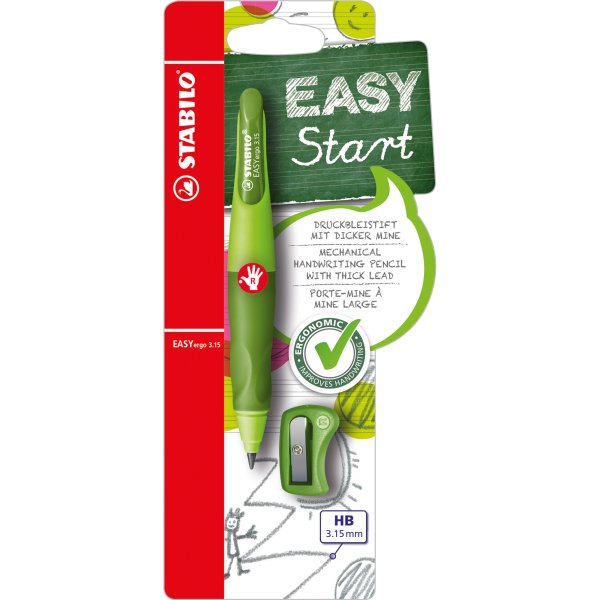 Stabilo Druckbleistift EASYergo re h.gn/d.gn