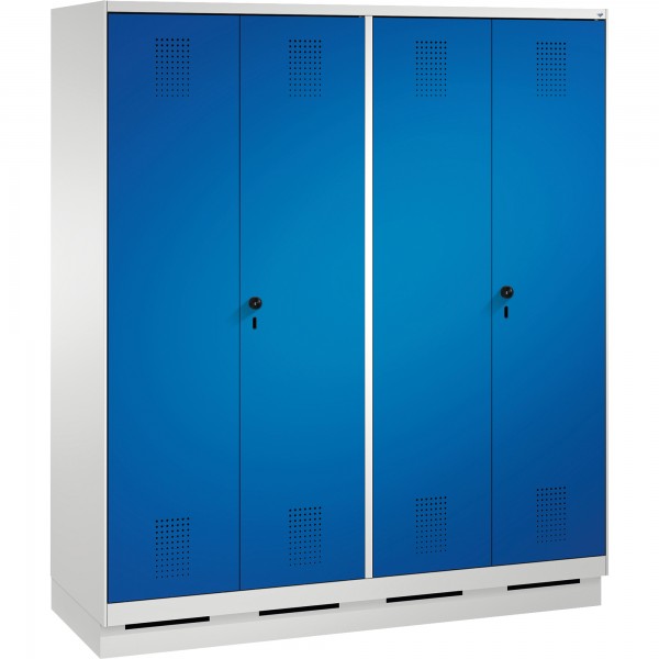 C+P Doppelspind 4902242S10086 Sockel 4Abteile B1600mm lgr/ebl