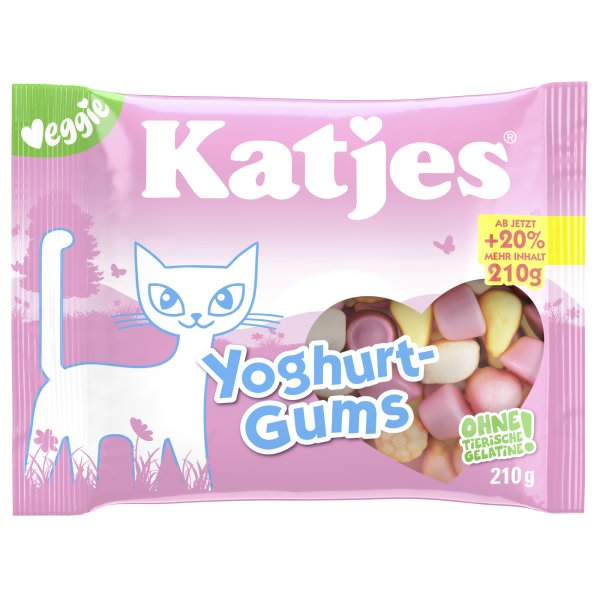 Katjes Fruchtgummi Yoghurt-Gums 210g
