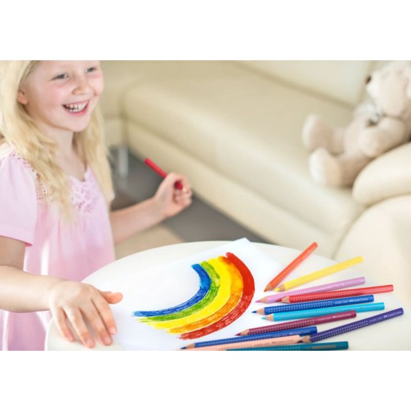 Faber-Castell Jumbo GRIP Promotionetui sort 10St