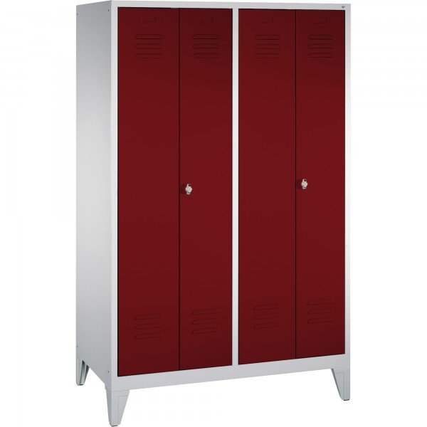C+P Doppelspind 801240S10033 Füße 4Abteile B1190mm lgr/rrt