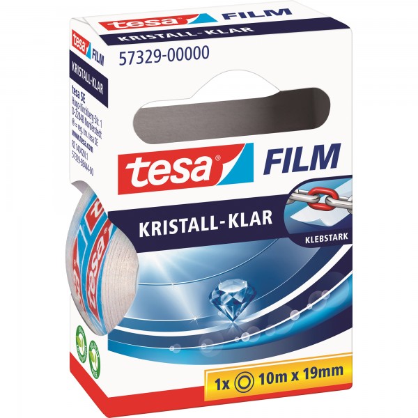 tesa Klebefilm tesafilm kristall- klar 57329-00000 19mmx10m