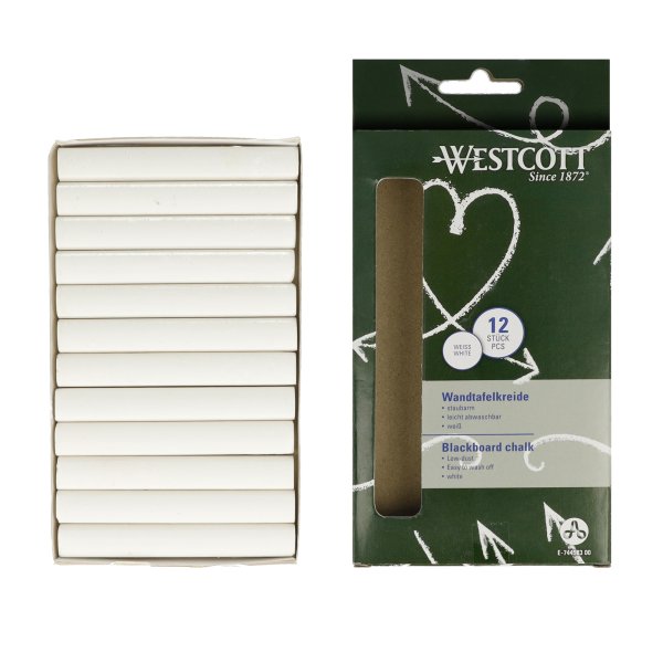 Westcott Tafelkreide ws 12St.