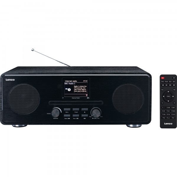 Lenco Internetradio DIR-260BK DAB+ FM CD Bluetooth