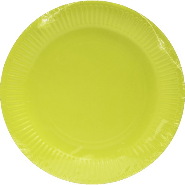 PROnappe Pappteller 23cm kiwigrün 20St