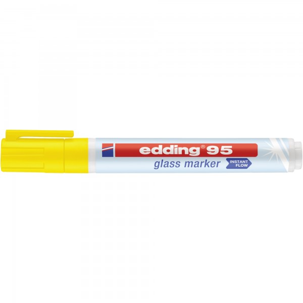 edding Glasboardmarker 95 4-95005 1,5-3mm Rundspitze gelb