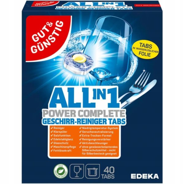 Gut & günstig Spülmaschinentabs ALLin1 40St