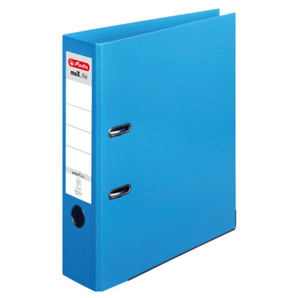 Herlitz Ordner maX.file protect plus 10834422 A4 80mm PP hellblau