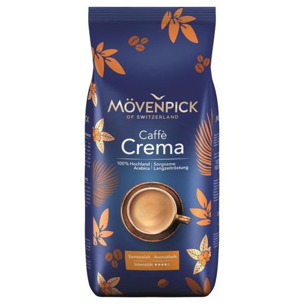 MÖVENPICK Kaffee Caffè Crema 17716 ganze Bohne 1kg