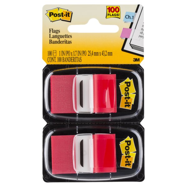 Post-it Haftstreifen Index Standard 680-RD2 50Bl rot